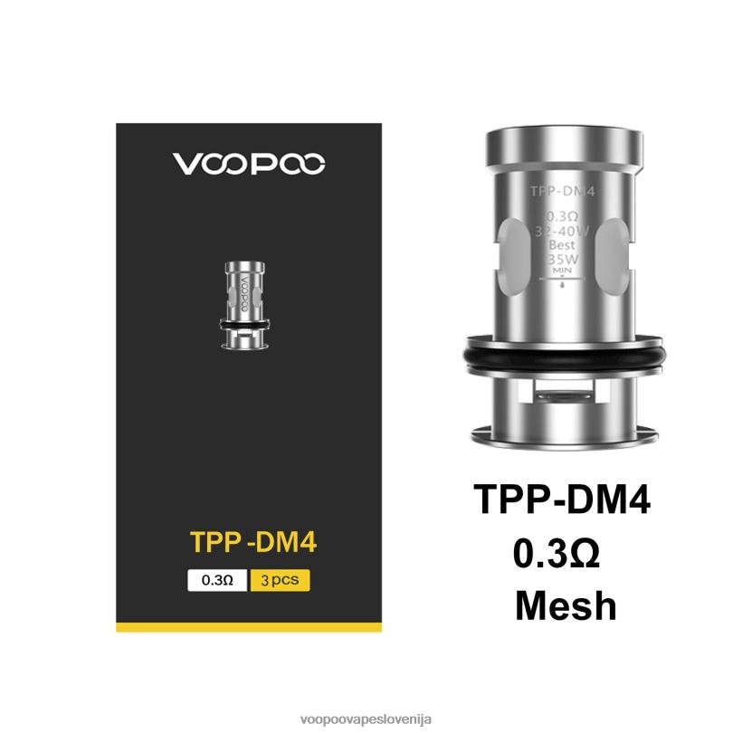 82HJH611 VOOPOO TPP tuljave (3 kosi) tpp-dm4 - VOOPOO Slovenija