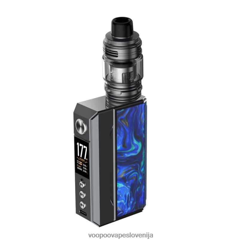 82HJH146 VOOPOO DRAG 4 komplet gun metal+ocean blue - VOOPOO Vape Price