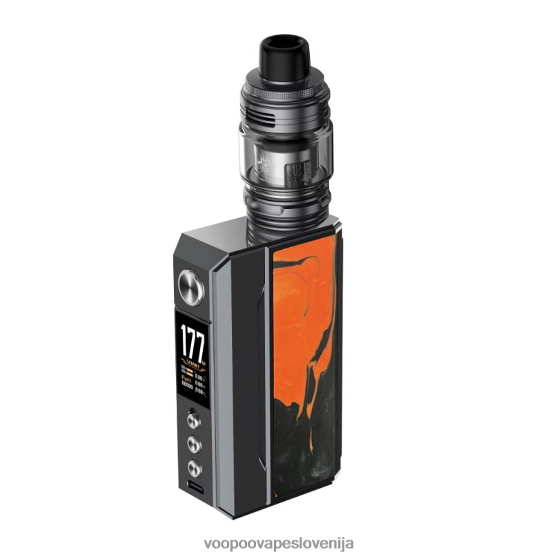 82HJH165 VOOPOO DRAG 4 komplet gun metal+tropska oranžna - VOOPOO Vape Vinci Slovenija